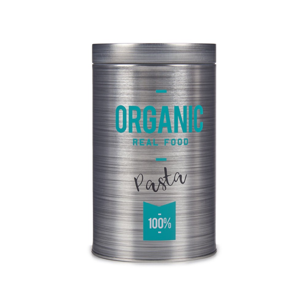 Tin Kinvara Organic Grey Tin 10,4 x 18,2 x 10,4 cm Paste (24 Units)