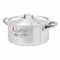 Casserole with lid Kinvara 100004 Silver (10 Units)