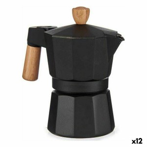 Italienische Kaffeemaschine Kinvara A611BQ-3 T Braun Schwarz Holz Aluminium 150 ml (12 Stück)