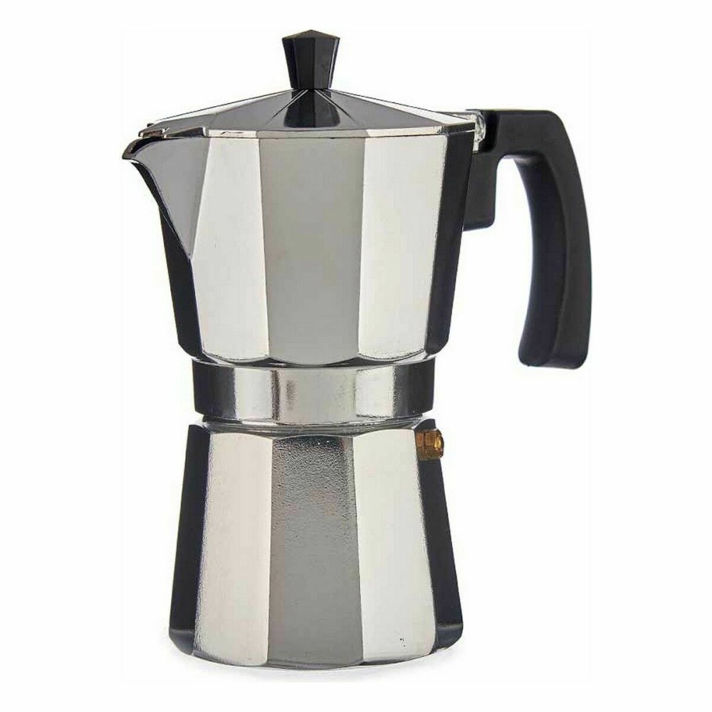 Italian Coffee Pot Kinvara A11RA-600 Silver Aluminium 300 ml (12 Units)