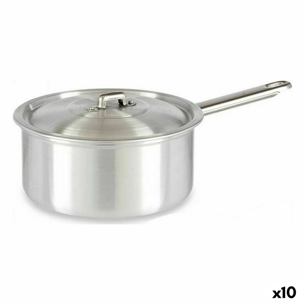 Topf mit Deckel Kinvara 100020 Silberfarben Aluminium 2 L 20 x 12 x 35,5 cm (10 Stück)