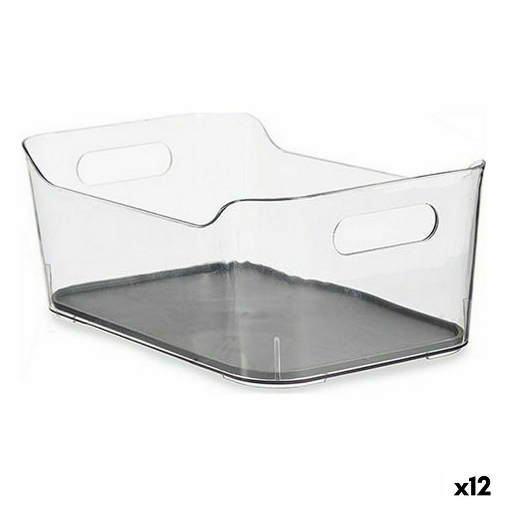 Organiseur de Tiroirs Kinvara W623318 Gris Plastique recyclé 17 x 10,5 x 24,5 cm (12 Unités)