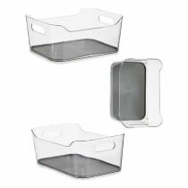 Organiseur de Tiroirs Kinvara W623318 Gris Plastique recyclé 17 x 10,5 x 24,5 cm (12 Unités)