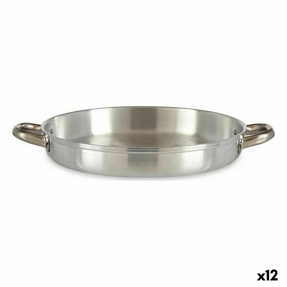 Pfanne Kinvara 100117 Silberfarben Aluminium Ø 30 cm (12 Stück)