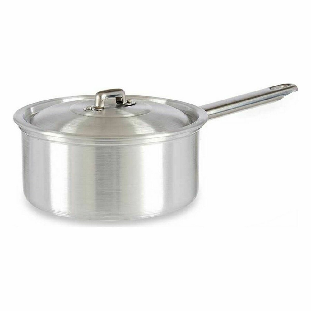 Saucepan with Lid Kinvara 100019 Silver Aluminium Ø 16 cm 1,5 L (10 Units)