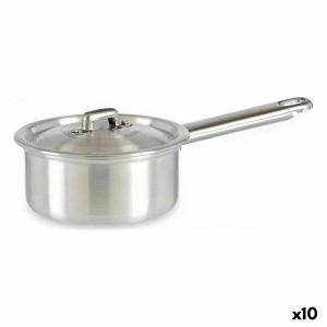 Topf mit Deckel Kinvara 100017 Silberfarben Aluminium Ø 12 cm 600 ml (10 Stück)