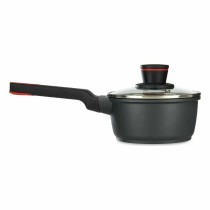 Casserole avec couvercle Kinvara 77782 Noir Aluminium Bakélite Ø 16 cm (6 Unités)