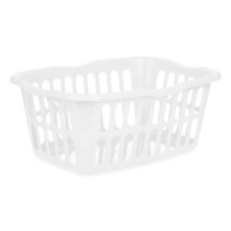 Basket Kipit 8067-W White polypropylene 50 L 58 x 24 x 42 cm (12 Units)