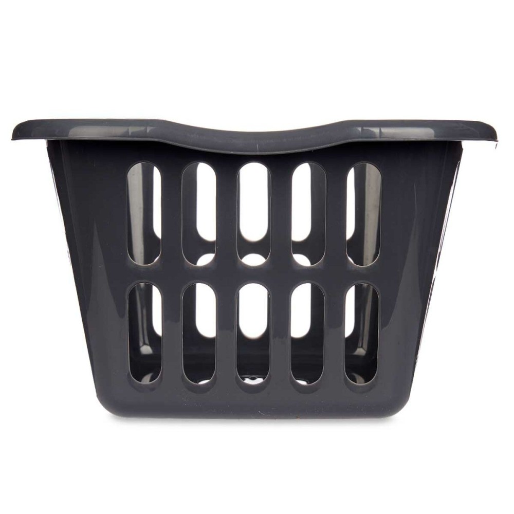 Basket Kipit 8067-A Anthracite polypropylene 50 L 58 x 24 x 42 cm (12 Units)