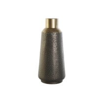 Vase DKD Home Decor Grau Gold Dunkelgrau Metall Moderne 25 x 25 x 56,5 cm