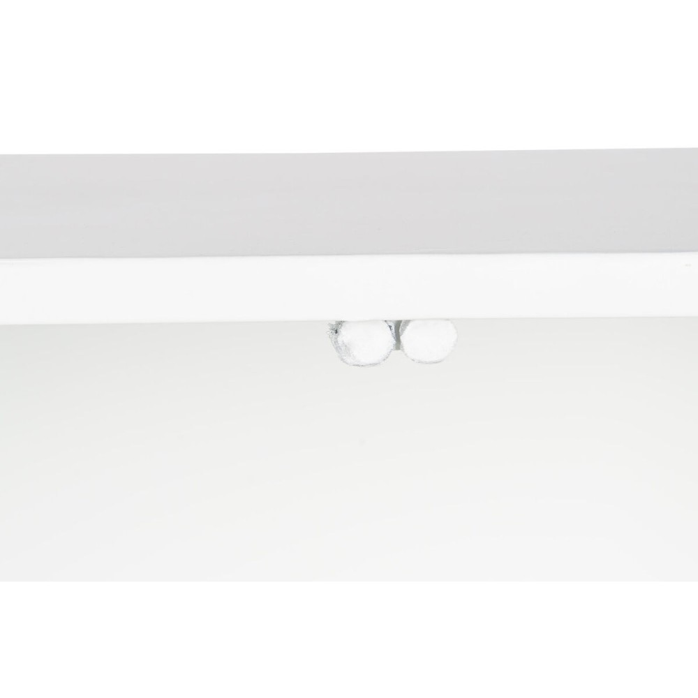 Console DKD Home Decor Blanc Métal Verre 120 x 35 x 80 cm