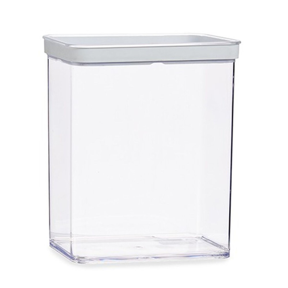 Bocal Transparent Silicone polystyrène ABS 3,3 L 10,5 x 23,7 x 21 cm (6 Unités)