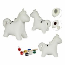 Paint Your Own Money Box Pincello 87766 Ceramic Unicorn 6,4 x 13 x 14 cm (12 Units)