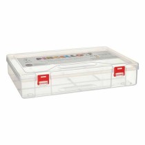 Multi-use Box Pincello HB526 Red Transparent Plastic 29,5 x 6 x 20,5 cm (24 Units)