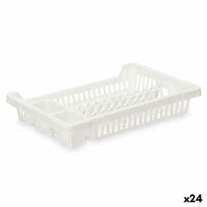 Draining Rack for Kitchen Sink Kinvara 2601407-2 White Plastic 42,5 x 7 x 29,5 cm (24 Units)