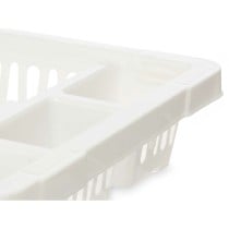 Draining Rack for Kitchen Sink Kinvara 2601407-2 White Plastic 42,5 x 7 x 29,5 cm (24 Units)