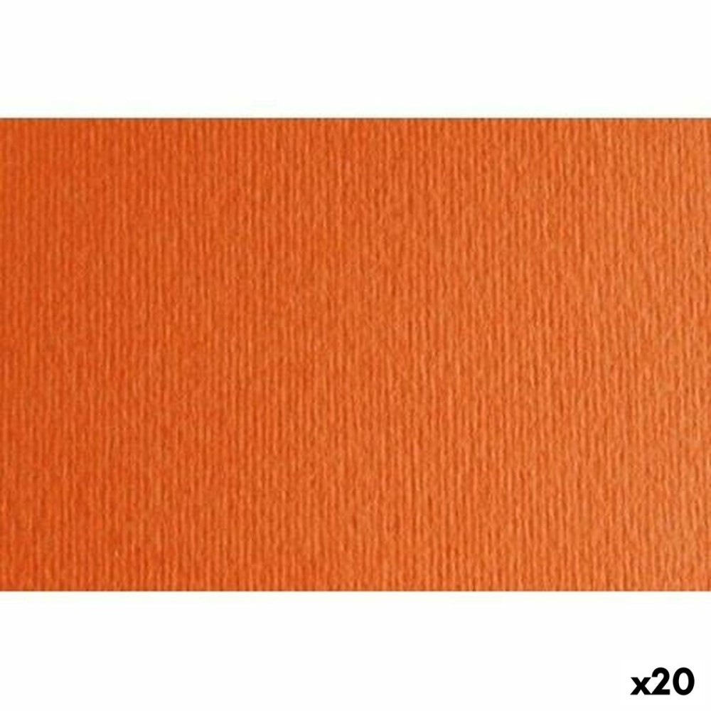 Papier carton Sadipal LR 220 Orange 50 x 70 cm Texturisée (20 Unités)