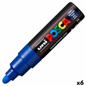 Marker POSCA PC-7M Blau (6 Stück)