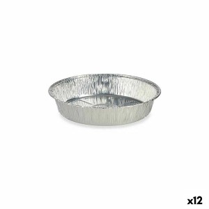 Küchenschüsseln-Set Kinvara 30268 Aluminium rund 21,5 x 5,5 x 21,5 cm Einwegartikel (12 Stück)