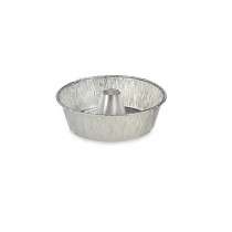 Ensemble de plats pour la cuisine Kinvara 30287C Aluminium 25 x 7,7 x 25 cm Jetable Flan (12 Unités)