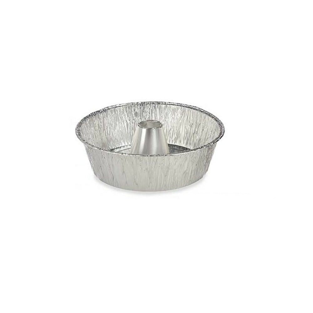 Set of Kitchen Dishes Kinvara 30287C Aluminium 25 x 7,7 x 25 cm Disposable Crème Caramel (12 Units)