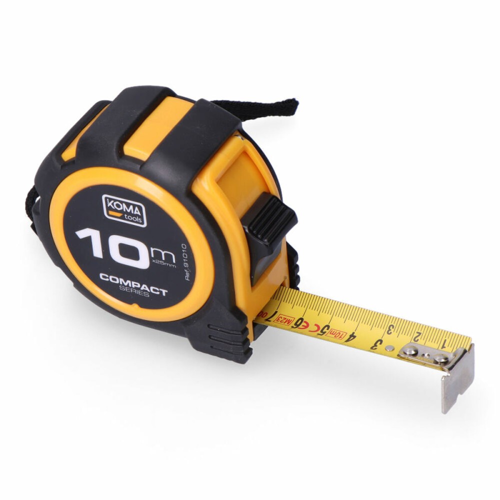 Tape Measure Koma Tools Compact ABS 10 m x 25 mm