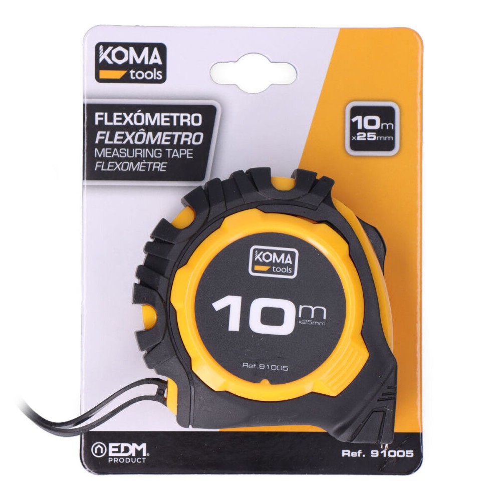 Tape Measure Koma Tools Standard ABS 10 m x 25 mm