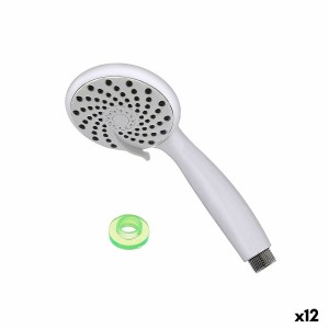 Shower Rose Berilo 177 Silver Metal Plastic 8,5 x 21 x 8,5 cm (12 Units)