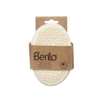 Body Sponge Berilo B7083-8 White Beige 11 x 15 x 5 cm (24 Units)