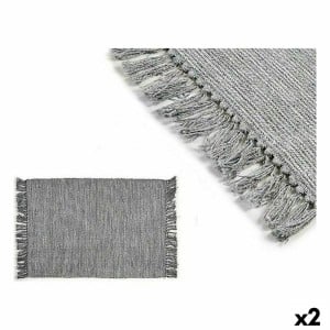 Tapis Gris 10 x 10 x 40 cm 180 x 120 x 1 cm (2 Unités)