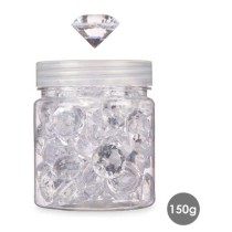 Deko-Steine Diamant 150 g Durchsichtig (16 Stück)