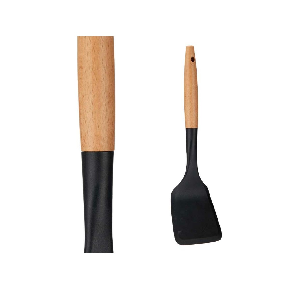 Kitchen Spatula Kinvara KT190072-8 PBT Wood 10 x 34 x 3,5 cm (12 Units)