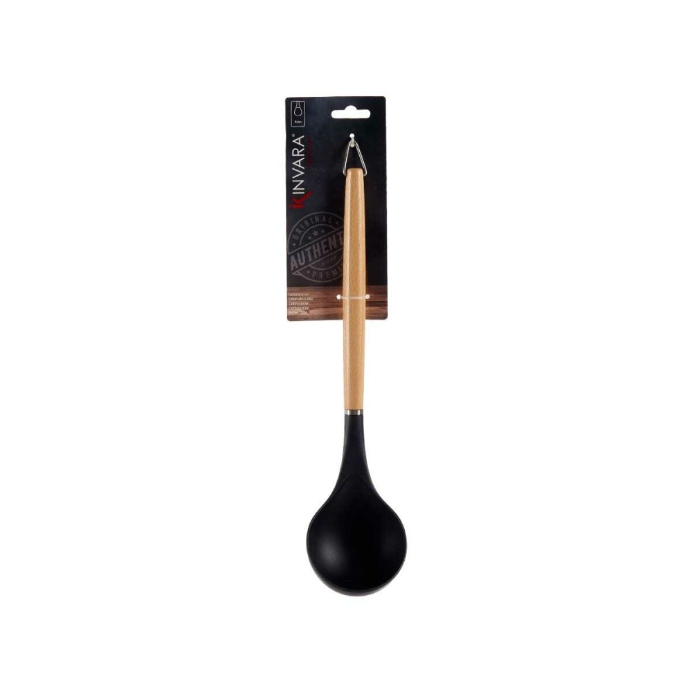 Ladle Kinvara HW428013 Black beech wood 8 x 3 x 32,5 cm (48 Units)