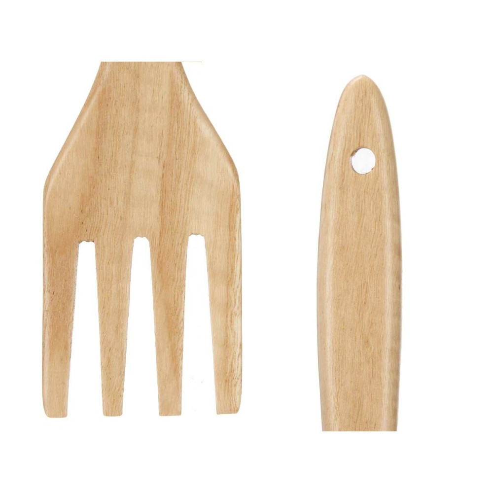 Kitchen Spatula Kinvara KT143045-1 Wood 7 x 35 x 2 cm Fork (12 Units)