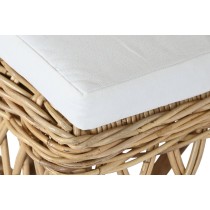 Chair DKD Home Decor White Natural 45 x 55 x 85 cm 45 x 55 x 90 cm 47 x 58 x 90 cm