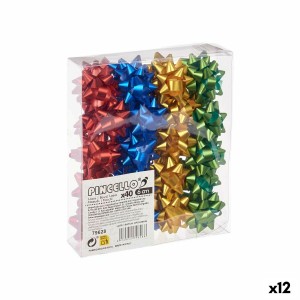 Boucles Pincello 4 PVC 5 x 3,5 x 5 cm Mat Multicouleur (12 Unités)