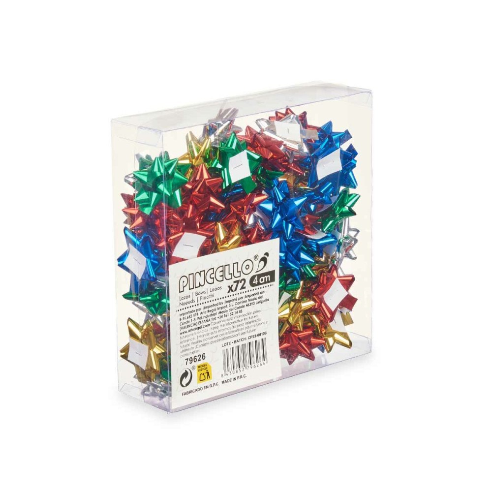 Schlingen Pincello 2 PVC 4 cm Glanz Bunt (12 Stück)
