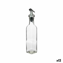 Cruet Vivalto YHP-F0421A/DH12 Transparent Glass Steel 250 ml 5 x 24,5 x 5 cm (12 Units)