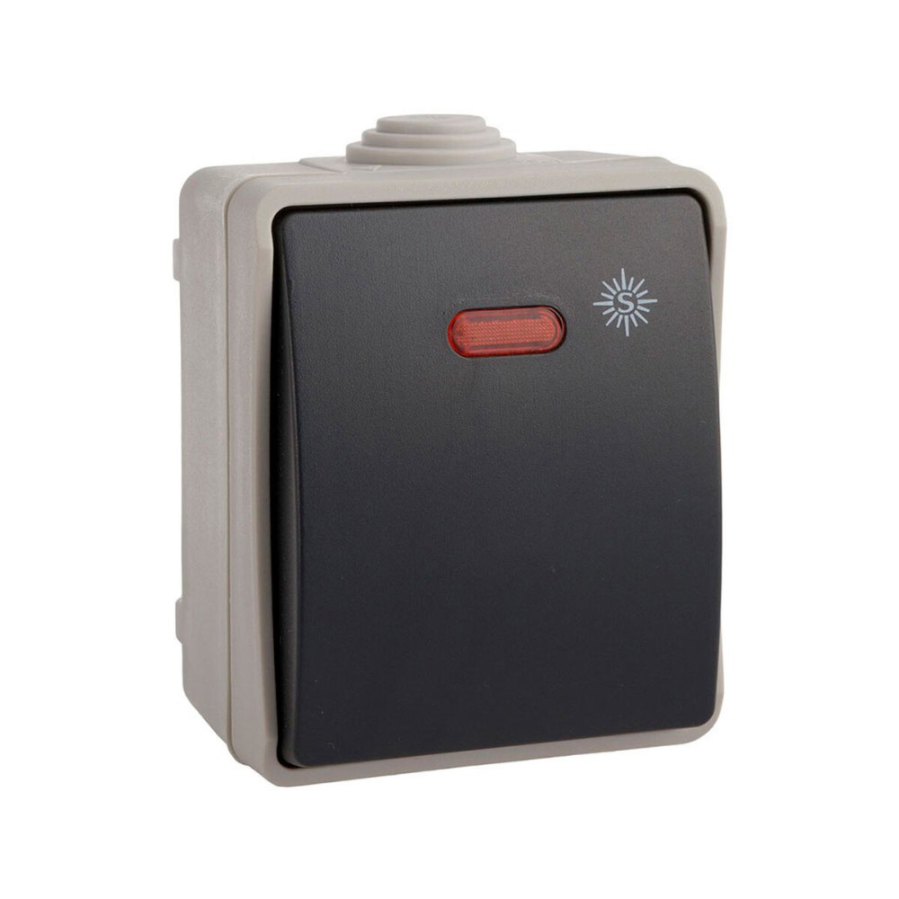 Interrupteur simple commuté Solera 3303il IP54 6,5 x 8 x 5,5 cm