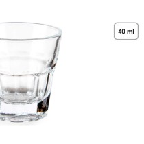 Set of Shot Glasses Vivalto RYG6074 Transparent Glass 40 ml (24 Units)