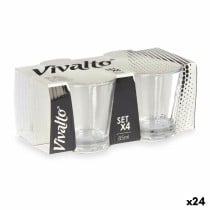 Trinkglas Vivalto RYG6103 Durchsichtig Glas 85 ml Kaffee (24 Stück)