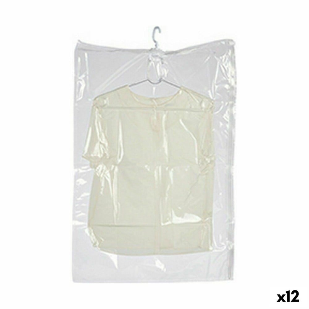 Vacuum Bags Kipit 58096 Transparent Polyethylene Plastic 60 x 90 cm (12 Units)