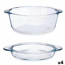 Casserole with lid Pasabahce 1017138-59003 Transparent 2,1 L (4 Units)