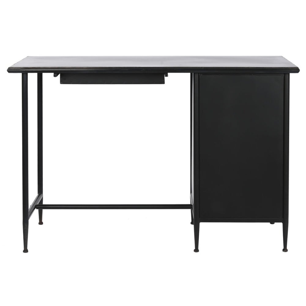 Schreibtisch DKD Home Decor Schwarz Metall Kristall 120 x 50 x 80 cm