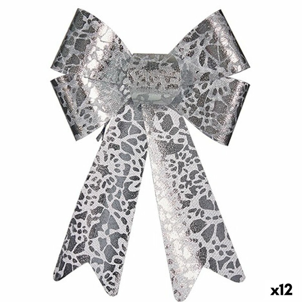 Lien Krist+ HJ1-12011 Argenté PVC Imprimé 16 x 24 x 4 cm Décorations de Noël (12 Unités)
