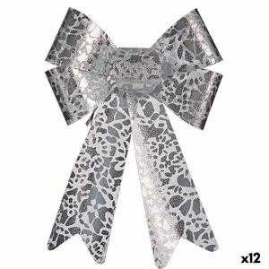 Lien Krist+ HJ1-12011 Argenté PVC Imprimé 16 x 24 x 4 cm Décorations de Noël (12 Unités)