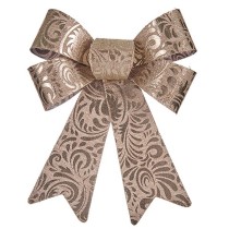 Lasso Krist+ HJ1-12010 Bronze PVC 15 x 4 x 16 cm Christmas bauble (12 Units)