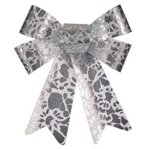 Lien Krist+ HJ1-12011 Argenté PVC Imprimé 15 x 4 x 16 cm Décorations de Noël (12 Unités)