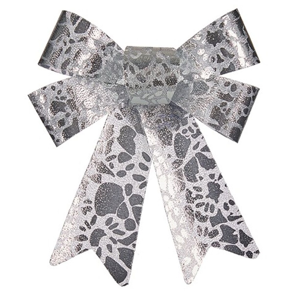 Lasso Krist+ HJ1-12011 Silver PVC Printed 15 x 4 x 16 cm Christmas bauble (12 Units)