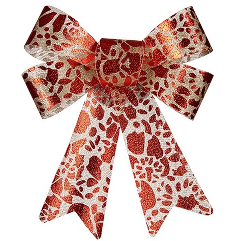 Lasso Krist+ HJ1-12007 Red Golden PVC Printed 15 x 4 x 16 cm Christmas bauble (12 Units)